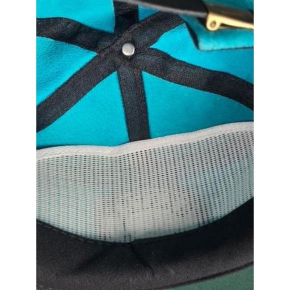 VTG Turquoise Suede Beaver Creek Baseball Cap Adjustable Ski Country Imports - Picture 6 of 9